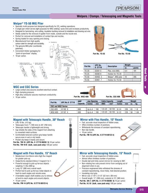 C-Clamps Safety Tomahawks - Metroplex Service Welding Supply