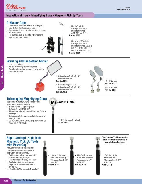 C-Clamps Safety Tomahawks - Metroplex Service Welding Supply