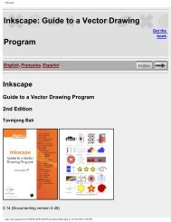 Inkscape: Guide to a Vector Drawing Program