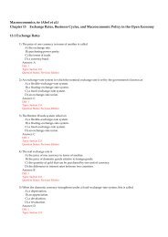 Macroeconomics, 6e (Abel et al.) Chapter 13 Exchange Rates ...