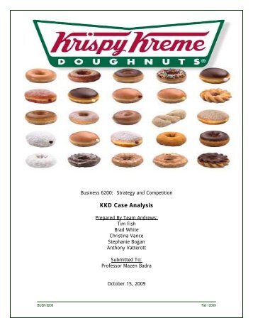 business analysis report on krispy kreme “krispy kreme’s management team might be shortchanging the company and investors by selling now,” said nick setyan, an analyst with wedbush securities inc of los angeles. business analysis report on krispy kreme “krispy kreme’s management team might be shortchanging the company and investors by selling now,” said nick setyan, an analyst with wedbush securities inc of los angeles.