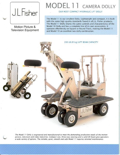 MODEL l l CAMERA DOLLY - ARRI Rental