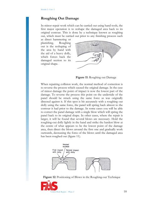 TRADE OF VEHICLE BODY REPAIR - eCollege