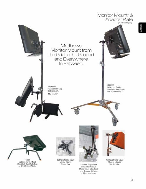 click here to view & download the full - Matthews Studio Equipment