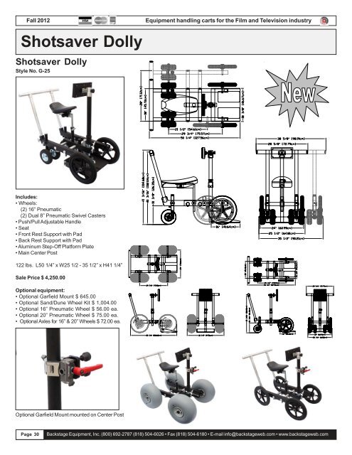 Catalog Fall 2012 2nd Edition.pmd - Backstage Equipment