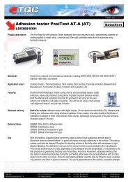 Adhesion tester PosiTest AT-A (AT) - Thermimport Quality Control