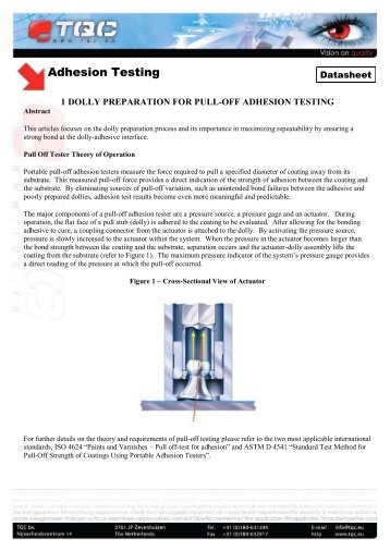 Adhesion Testing