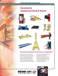 Accessories Commercial Truck & Transit - Rotary Lift