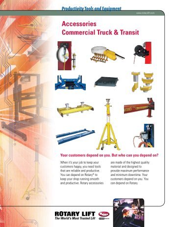 Accessories Commercial Truck & Transit - Rotary Lift