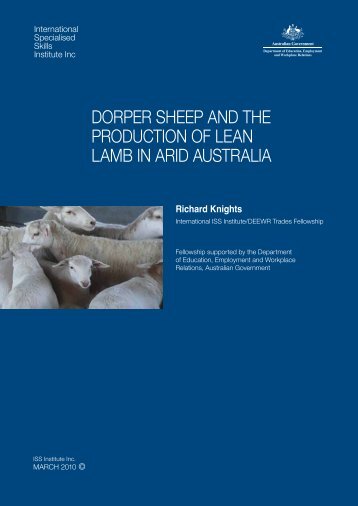 Dorper Sheep and the Production of Lean Lamb - International ...