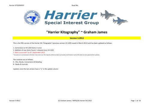 "Harrier Kitography" ~ Graham James - Harrier SIG