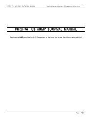 FM 21-76 US ARMY SURVIVAL MANUAL - AR15.com