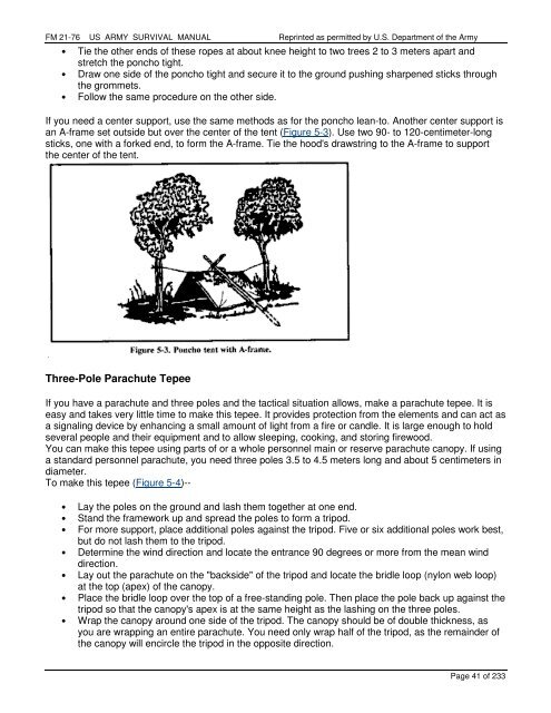 FM 21-76 US ARMY SURVIVAL MANUAL - AR15.com