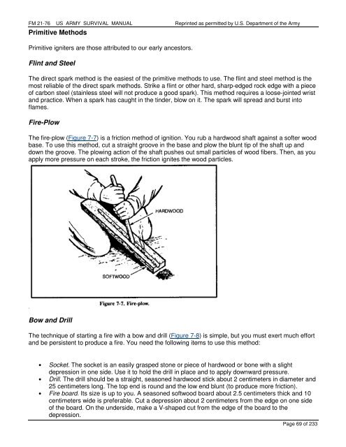 FM 21-76 US ARMY SURVIVAL MANUAL - AR15.com