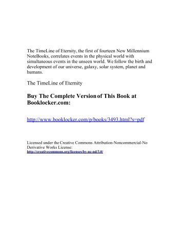 The TimeLine of Eternity - The Book Locker - BookLocker.com
