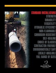 Standard Installations - American Concrete Pipe Association