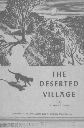 The Deserted Village, 1947 - Mountainside Public Library