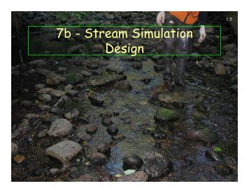 7b - Stream Simulation Design - USDA Forest Service