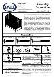 Assembly Instructions Pali