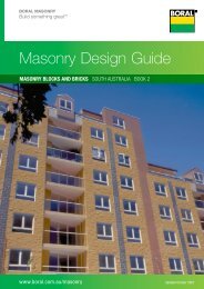 Masonry Design Guide - Boral