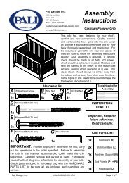 Assembly Instructions Pali