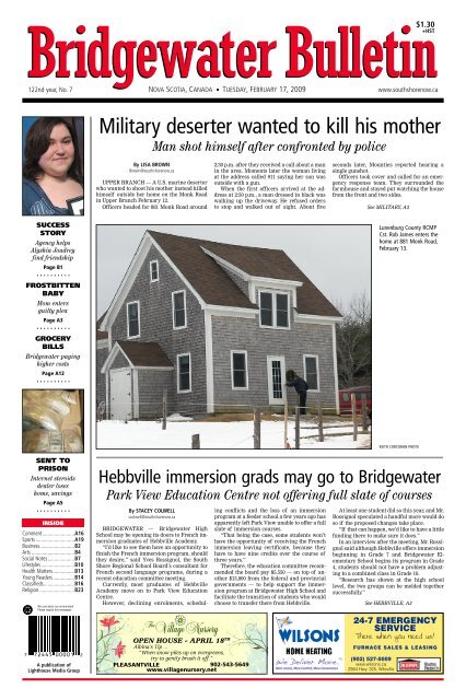 Military deserter wanted to kill his mother - SouthshoreNow.ca