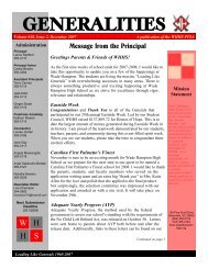 GENERALITIES - Greenville County School District