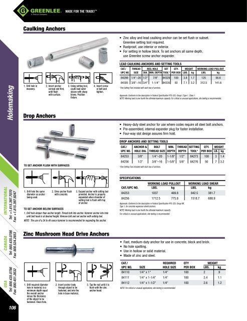 Greenlee Catalog - Delco Wire and Cable Limited