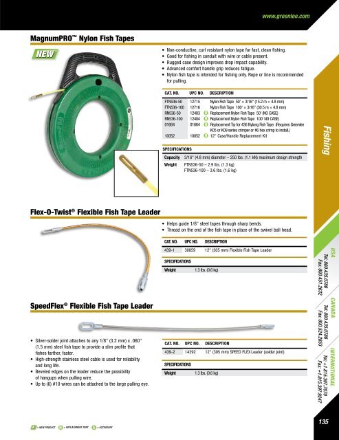 Greenlee Catalog - Delco Wire and Cable Limited