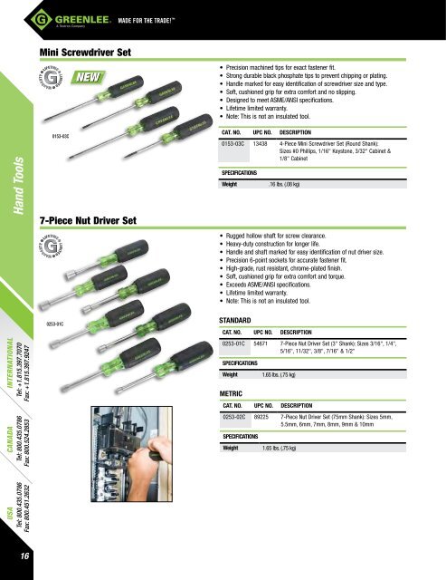 Greenlee Catalog - Delco Wire and Cable Limited