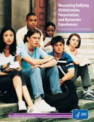 Measuring Bullying, Victimization, Perpetration, and Bystander ...