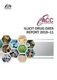 Illicit Drug Data Report 2010-11 - Australian Crime Commission