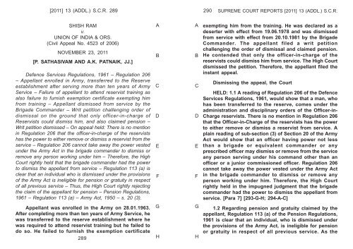 Exempting Him From The Training He Was Declared As A Deserter With