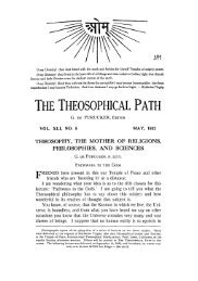 theosophy, the mother of religions, philosophies, and sciences