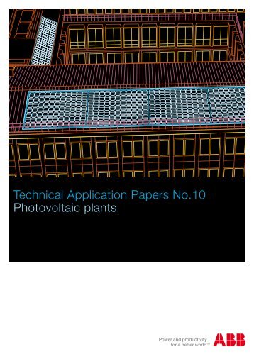 Technical Application Papers No.10 Photovoltaic plants - ABB