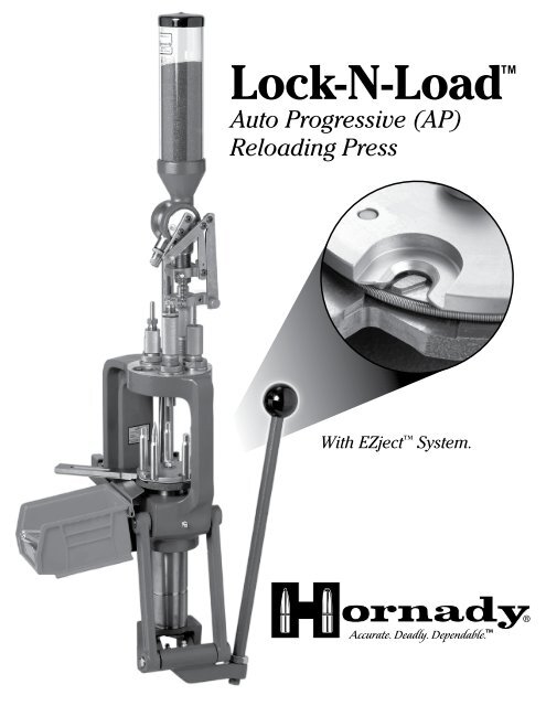 Hornady Lock N Load Shell Plate Chart