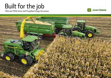 Self-Propelled Forage Harvesters Brochure - John Deere