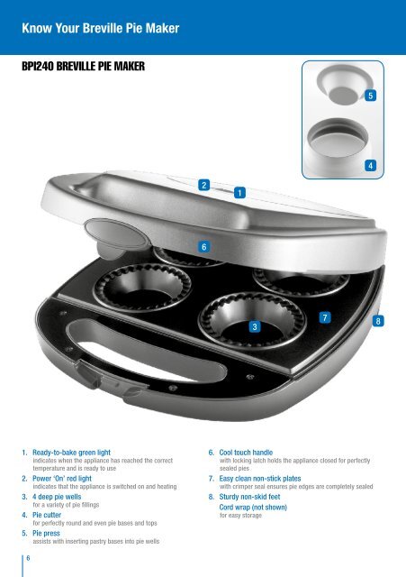 BPI240 Pie Maker - Breville