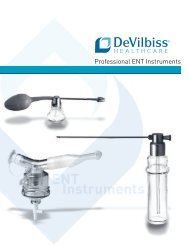 Professional ENT Instruments Brochure - DeVilbiss Healthcare