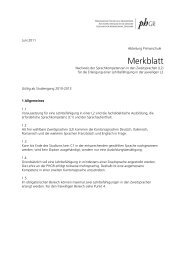 Merkblatt PS - phGR