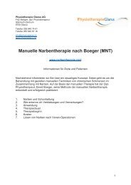 Manuelle Narbentherapie nach Boeger (MNT) - Physiotherapie ...