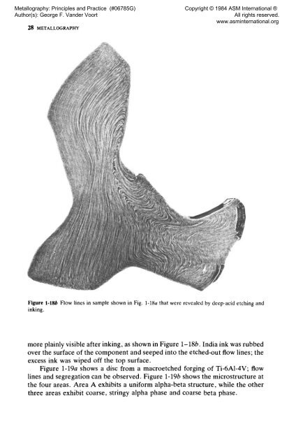 Metallography: Principles and Practices - ASM International