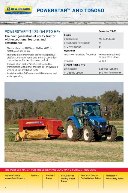 HIGH-QUALITY HAY, FROM THE FIRST CUT TO ... - New Holland