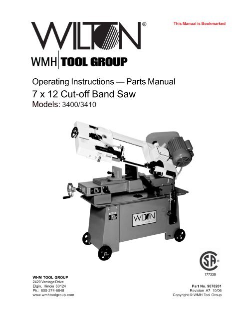 7 x 12 Cut-off Band Saw - Igor Chudov