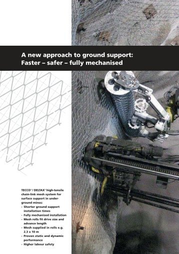 Ground support in mining (PDF) - Geobrugg AG