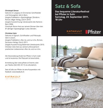 Satz & Sofa - Pfister