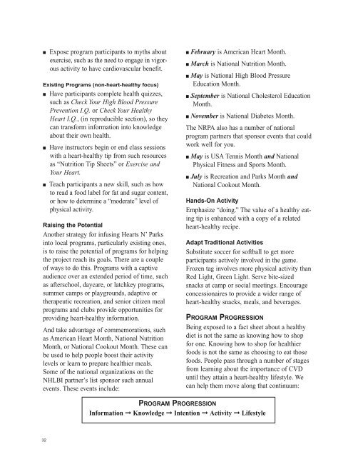 HeartsNParks Community Mobilization Guide - National Heart, Lung ...