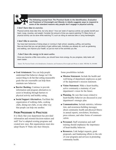 HeartsNParks Community Mobilization Guide - National Heart, Lung ...