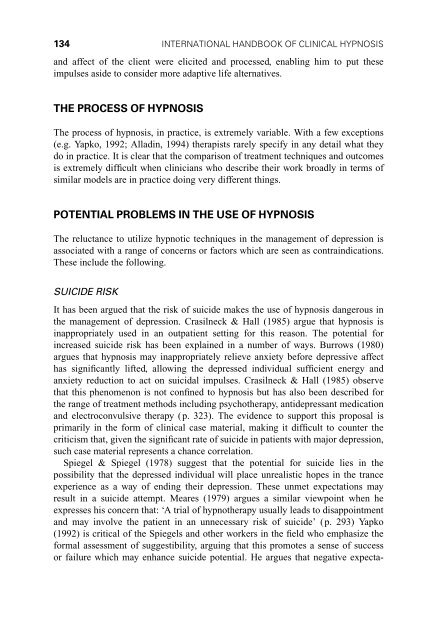 International Handbook of Clinical Hypnosis - E-Lib FK UWKS