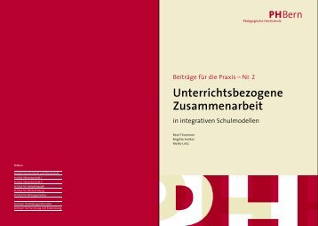 Unterrichtsbezogene Zusammenarbeit - PHBern